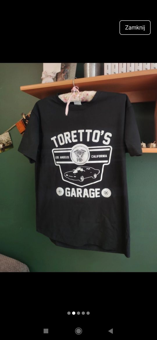 tshirt koszulka szybcy i wściekli toretto garage M męska