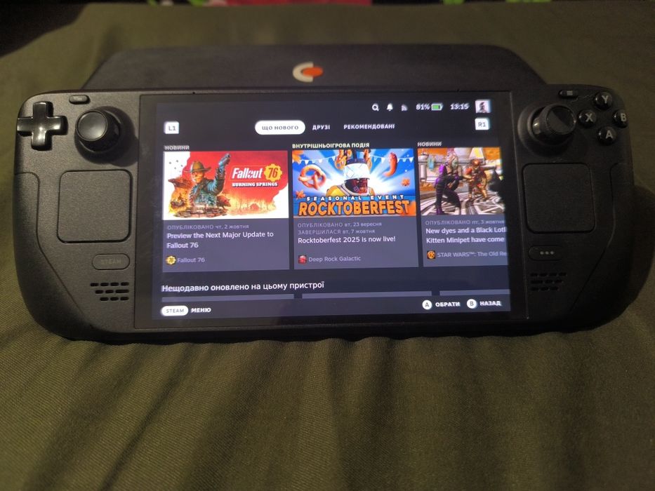 Steam deck OLED 512gb + флешка 1 tb в подарунок