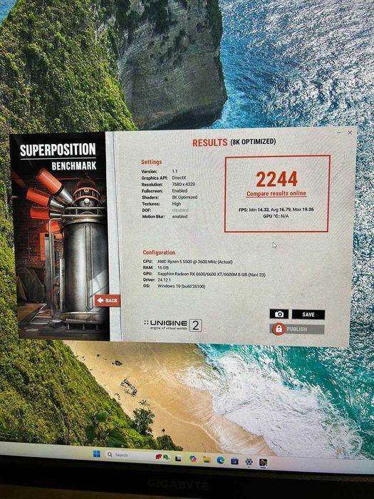 Потужний ігровий ПК на ГАРАНТІЇ RYZEN 5500 RX 6600 16ГБ NVME 512