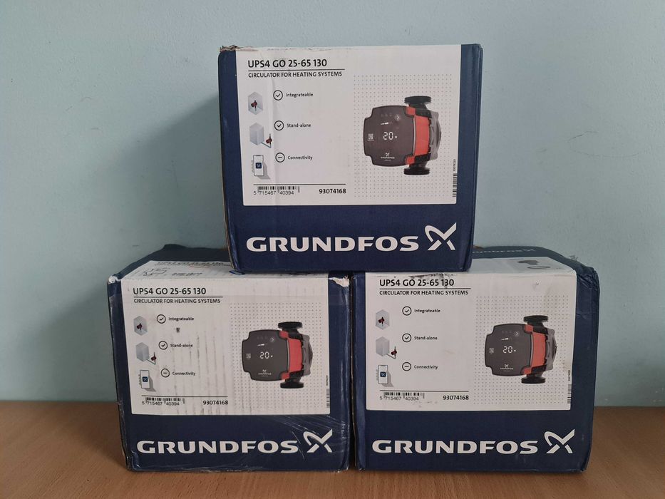 Насос циркуляционный энергосберигающий Grundfos UPS4 GO 25-65 130