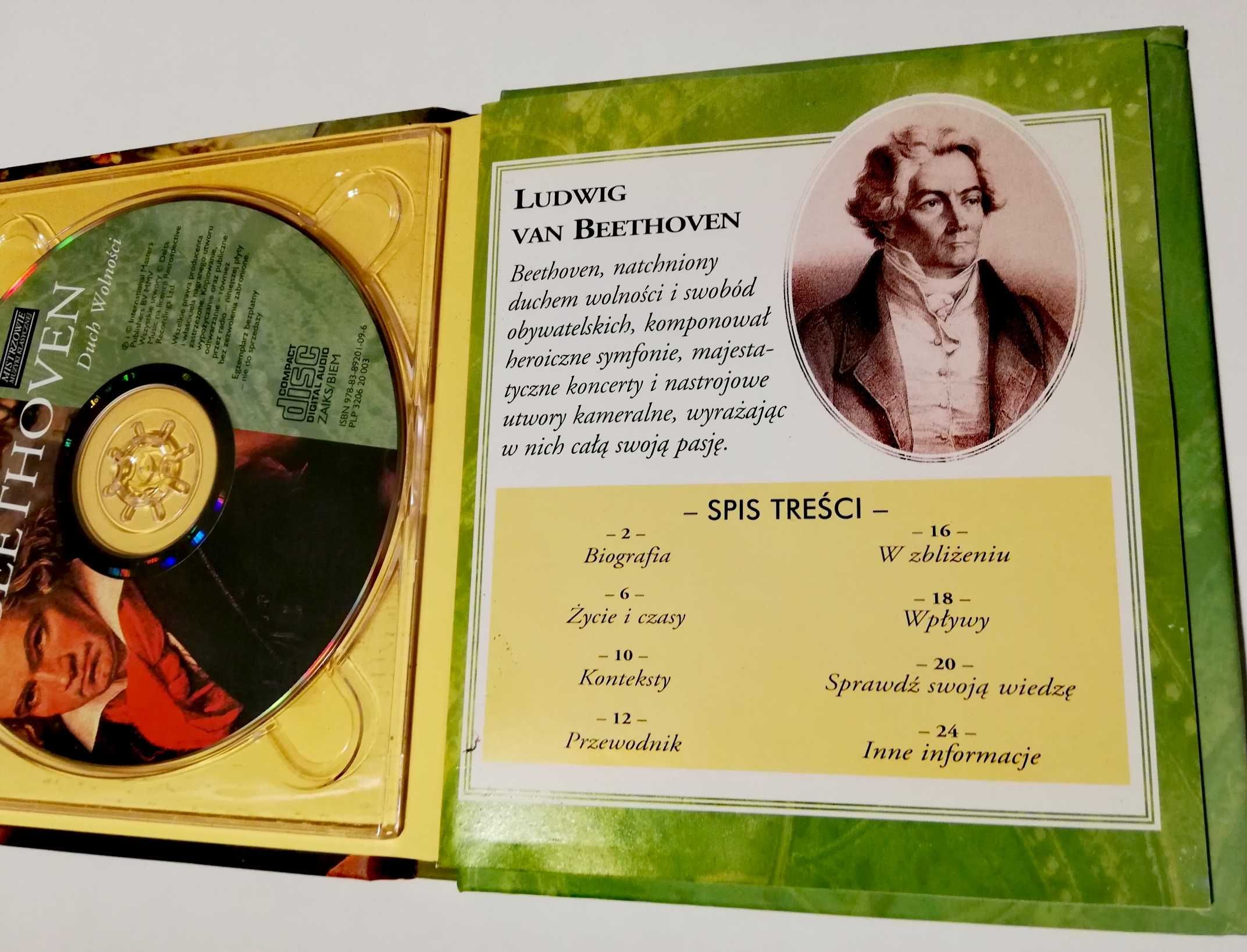 Beethoven duch wolności płyta CD seria Mistrzowie Muzyki Klasycznej