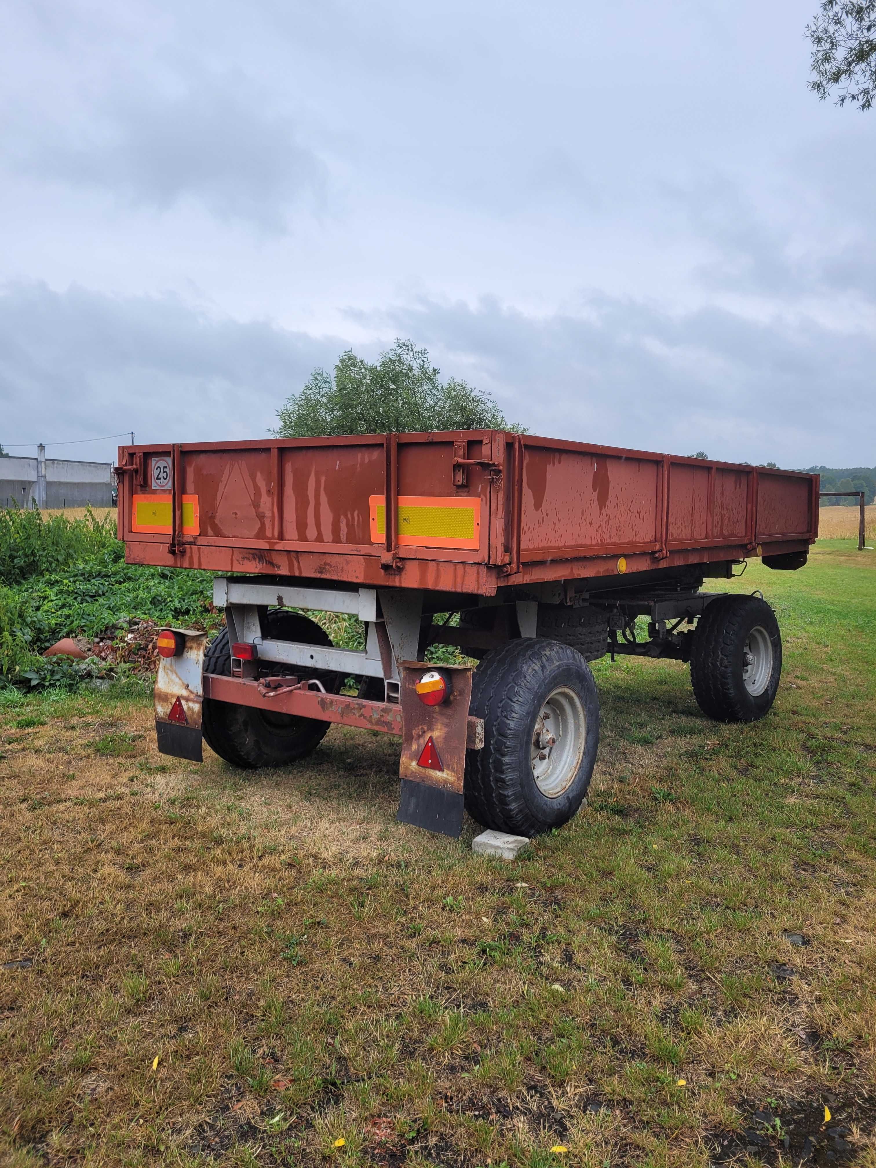 Przyczepa rolnicza Brandys 0806 Agro 8t – gotowa do pracy!