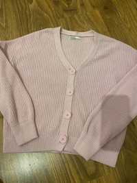 Różowy sweter damski r. S