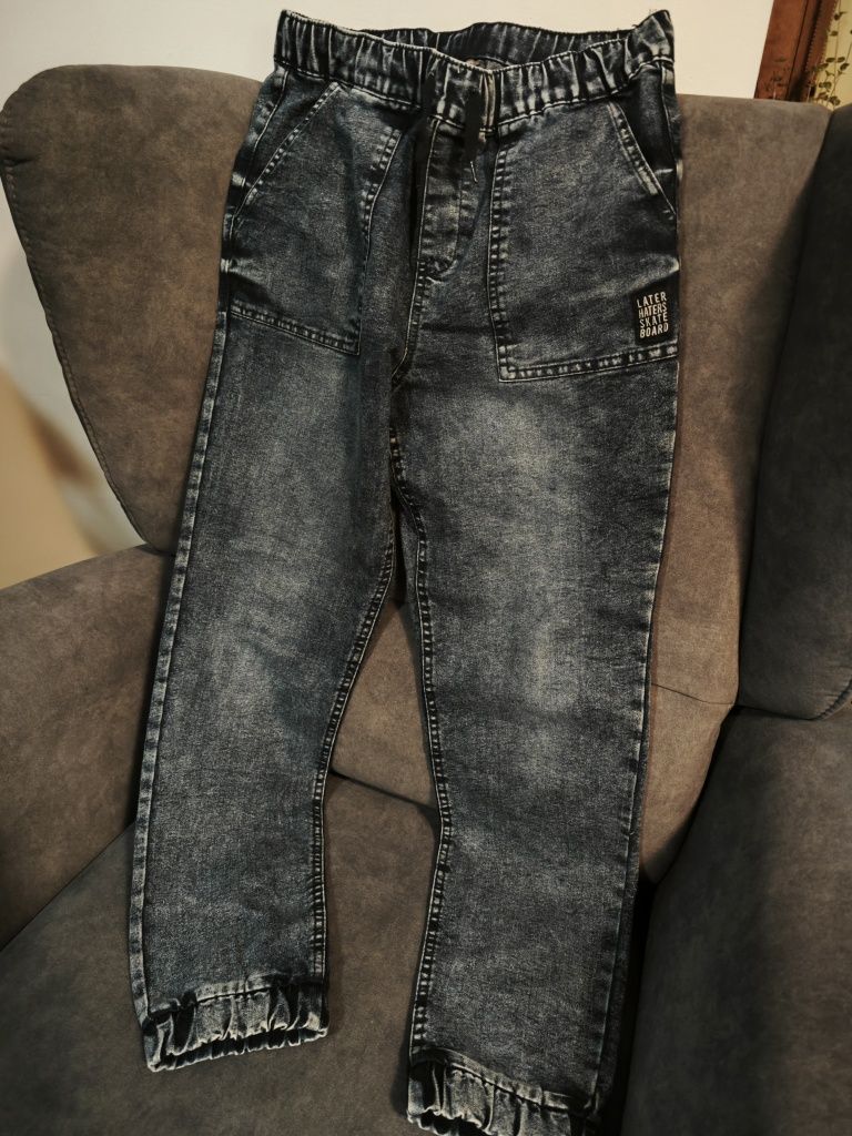 Spodnie jogger męskie, jeans, rozmiar 170