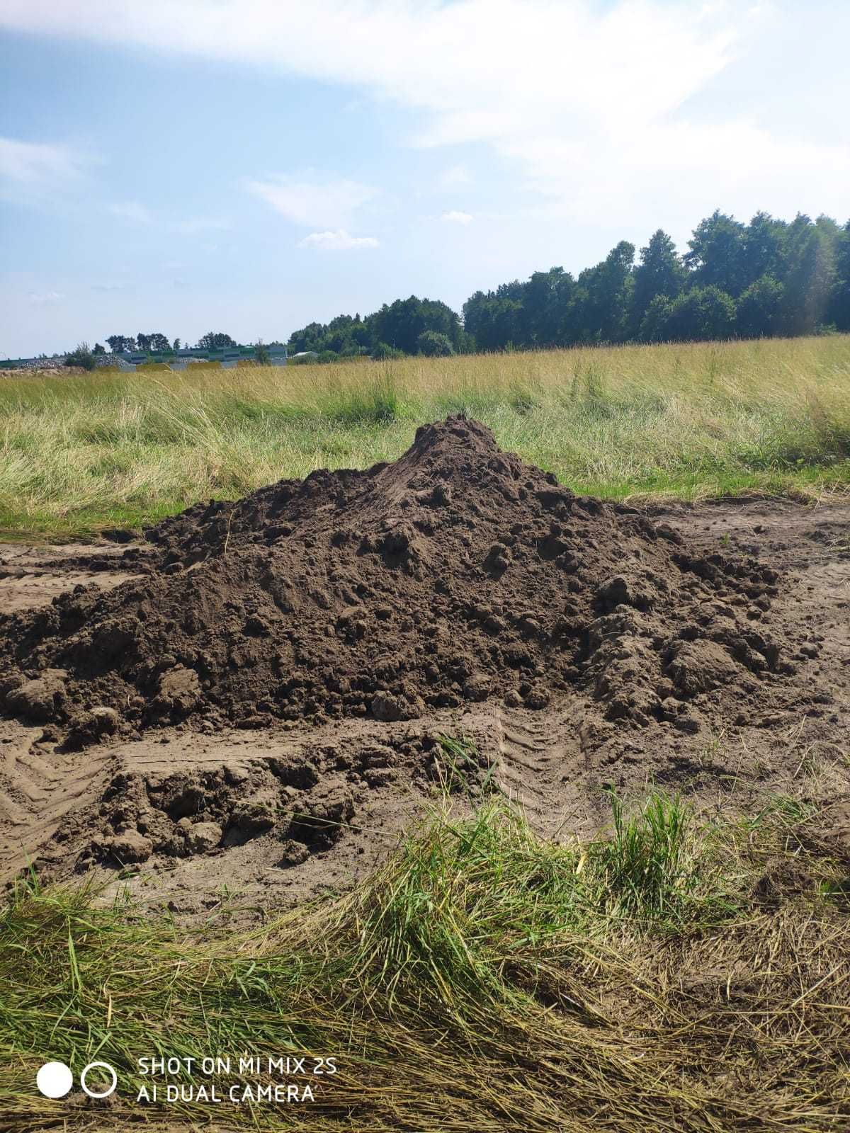 Ziemia ogrodowa prosto z pola nie "ulepszana" Kielce Bilcza trawnik