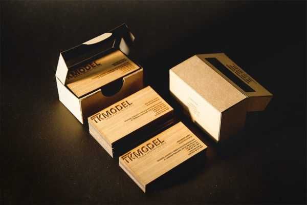 Wizytówki Drewniane Grawerowane 50 sztuk 90x50 Eko Firmowe