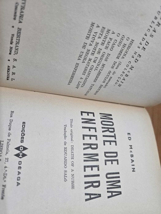 Morte de uma Enfermeira - Ed McBain
