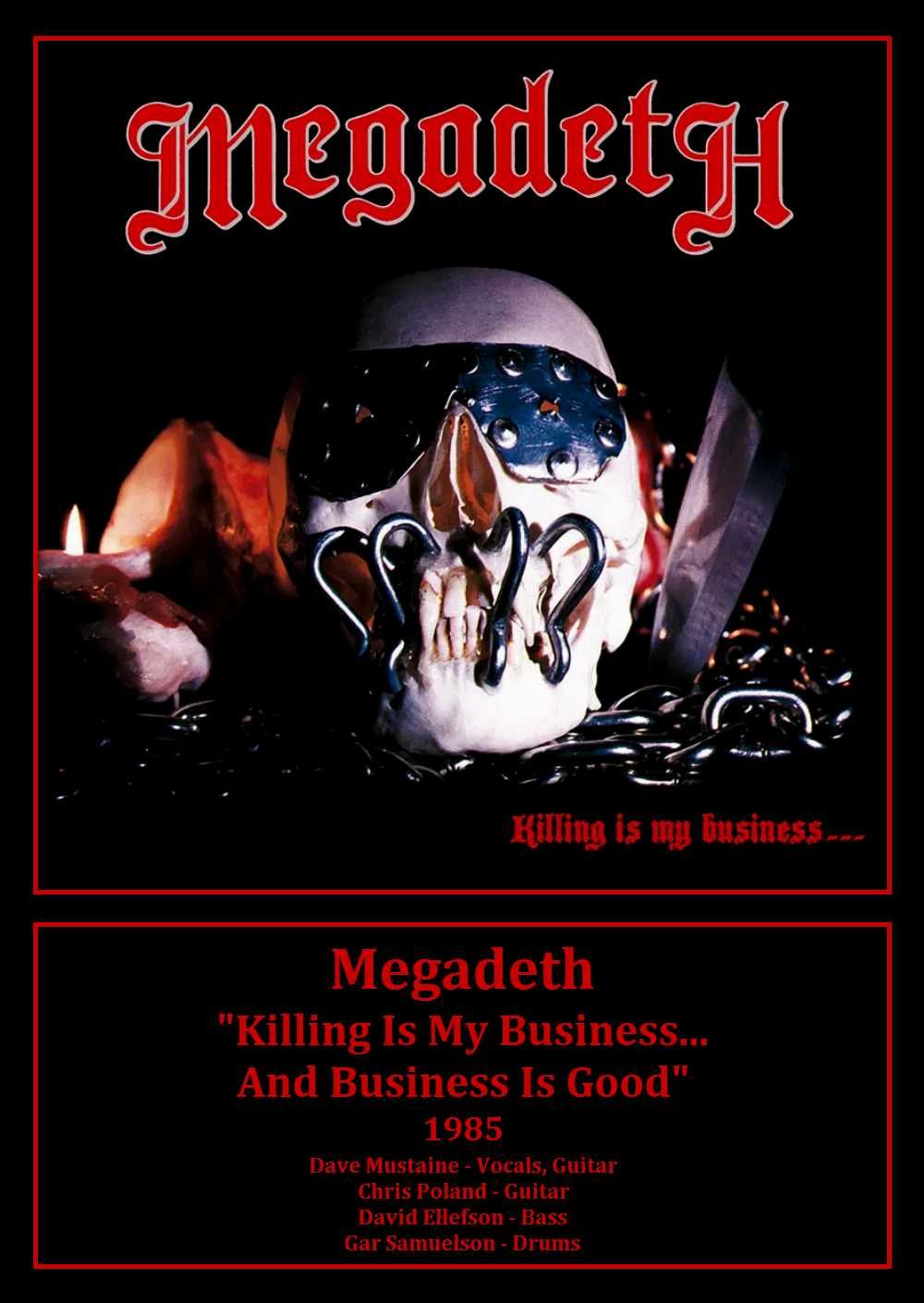 Plakaty A3 - Trash Metal, Sodom Megadeth Slayer Pantera Testament