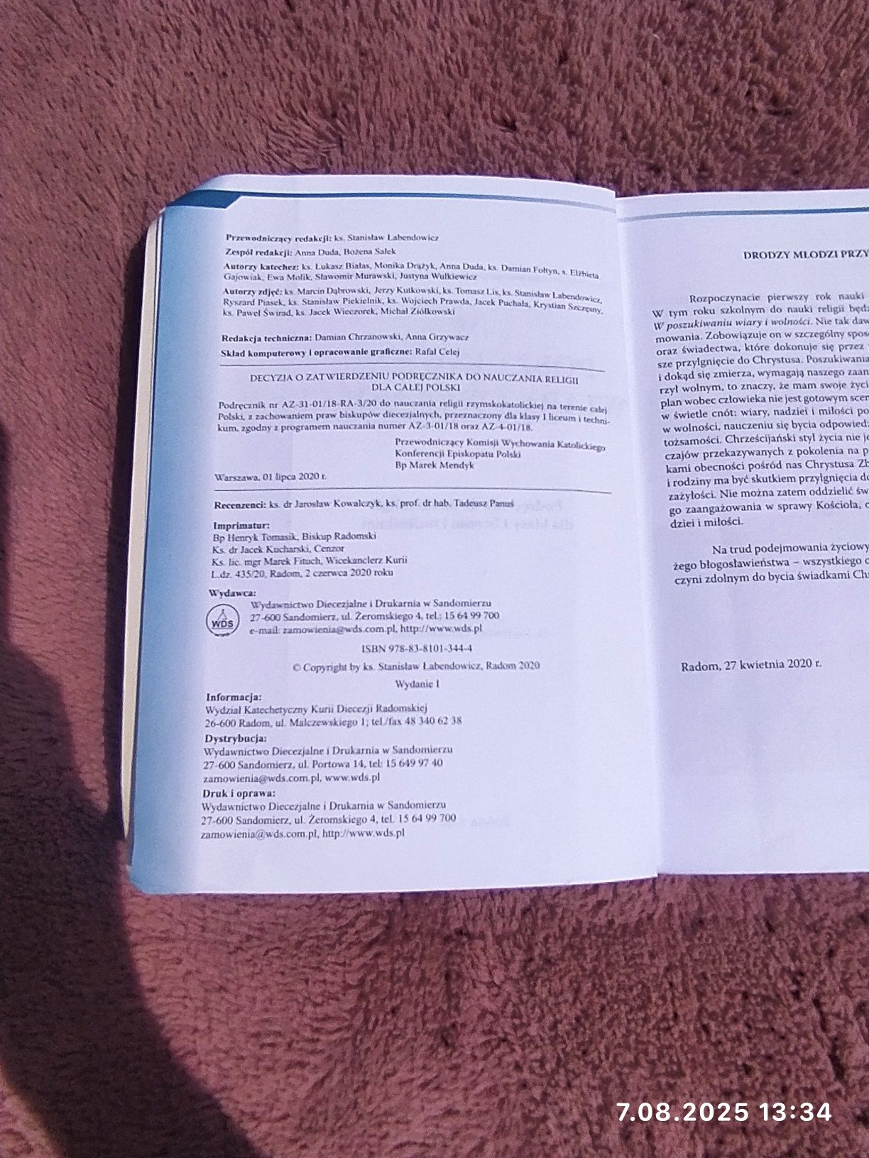 W poszukiwaniu wiary i wolności. Podręcznik do religii.