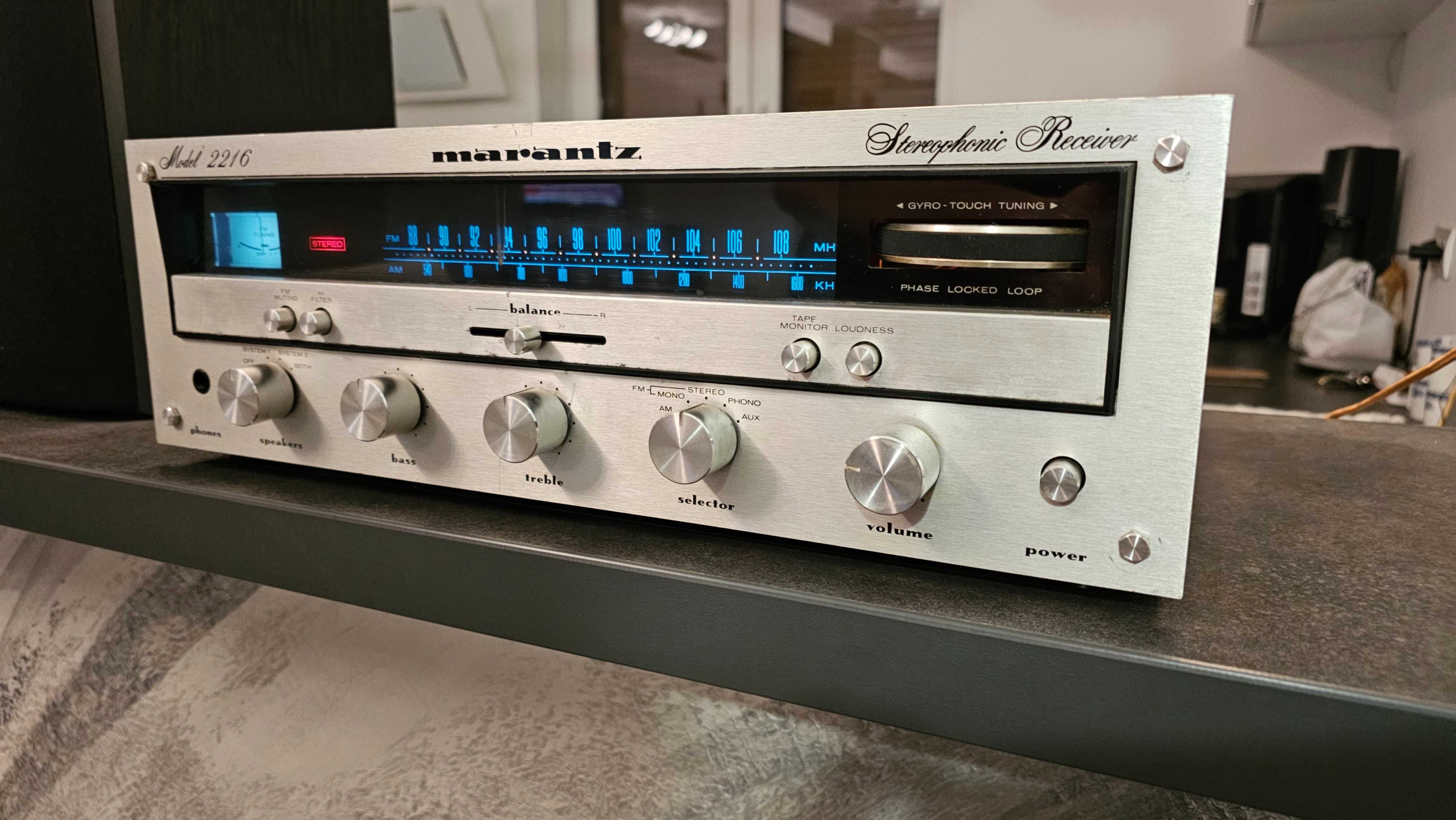 MARANTZ 2216 Amplituner stereo-Made in Japan-sprawny