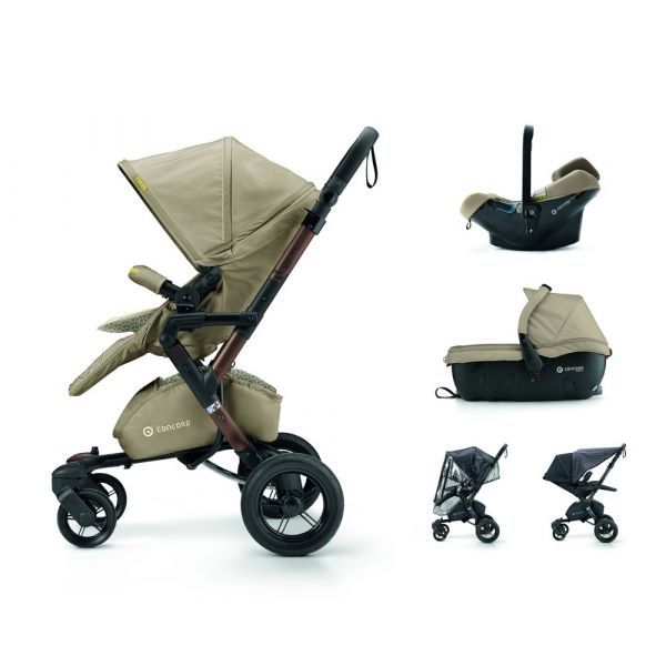 Trio carrinho bebé + Ovo + Slider Concord