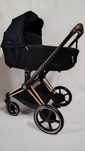 Cybex e priam rose gold z gondolą sepia black