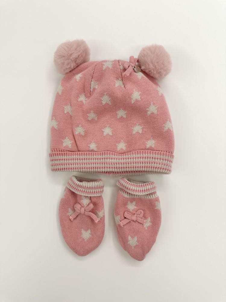 Gorro e Luvas de Bebé 6 meses Mayoral