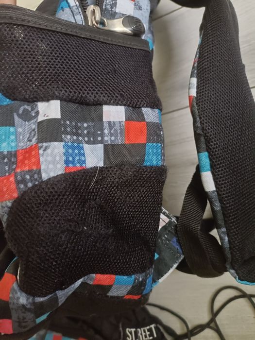 Plecak mega pojemny  St.Reet pixel worek Zestaw do szkoły pixele