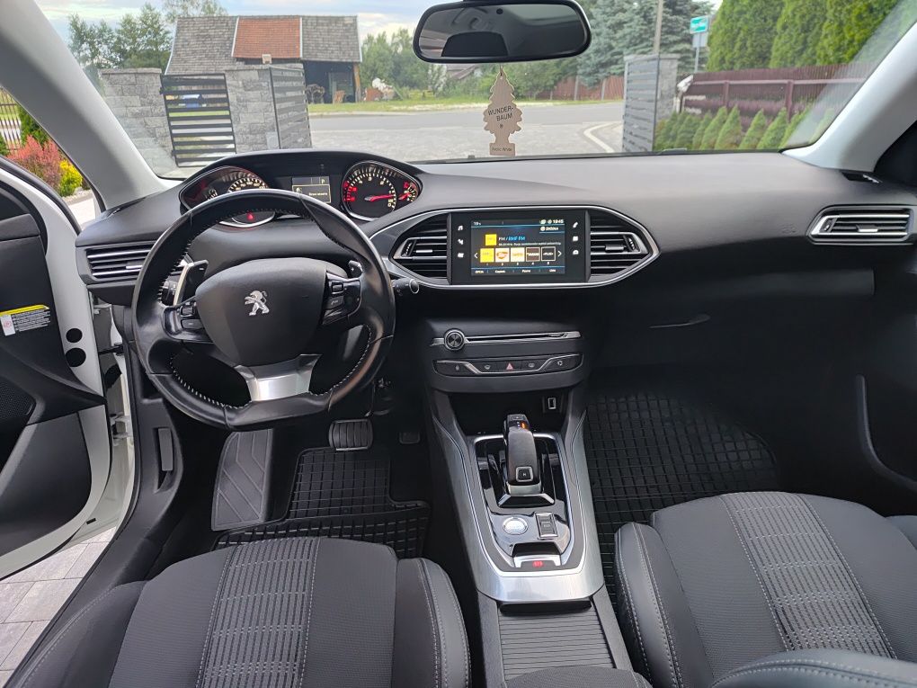 Peugeot 308 SW, 2019r, Allure, Full LED, EAT8, Biała perła, 104tyś.