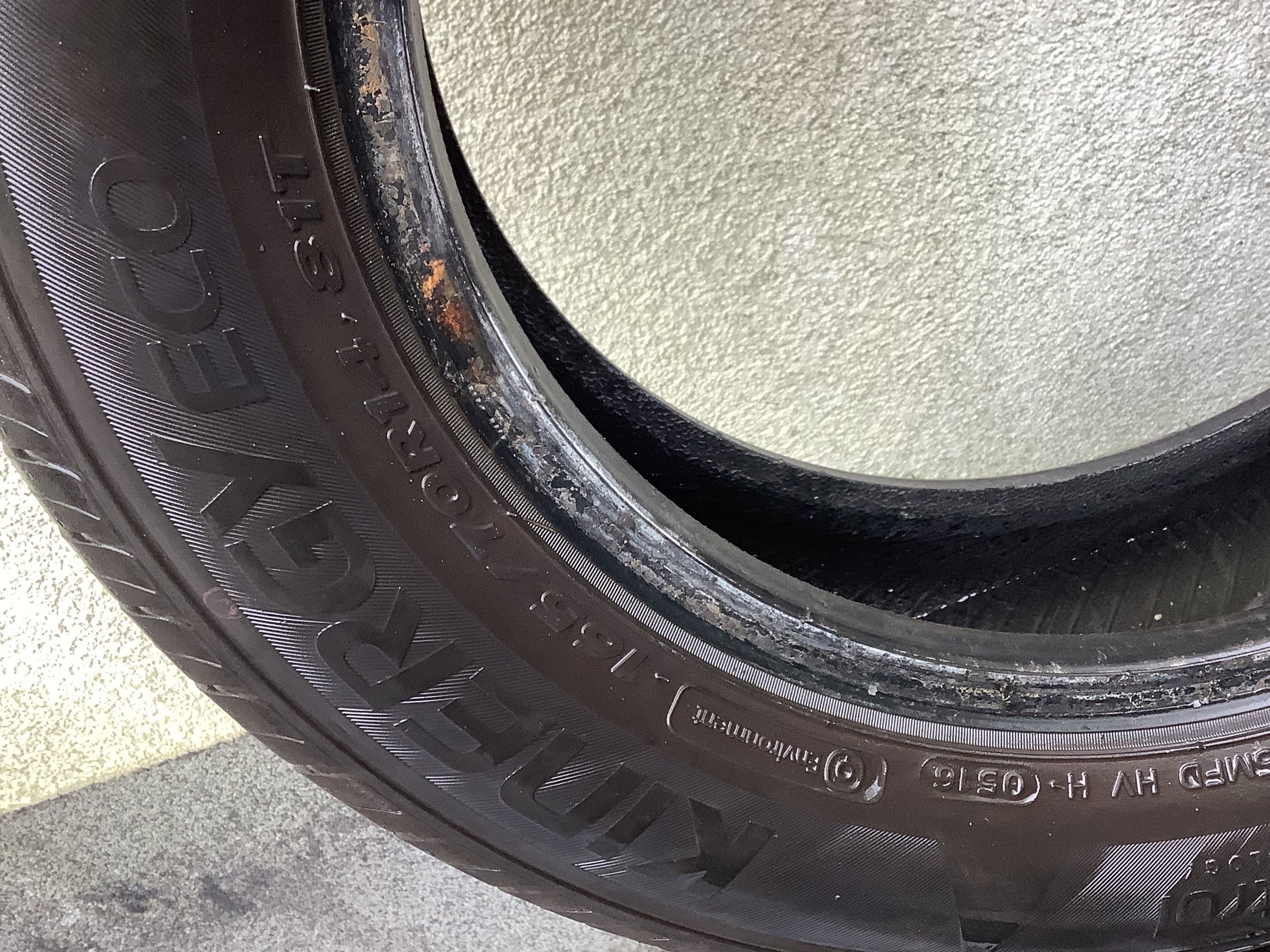 HANKOOK 165/70r14 2szt opony letnie lato 6.8mm 2016r