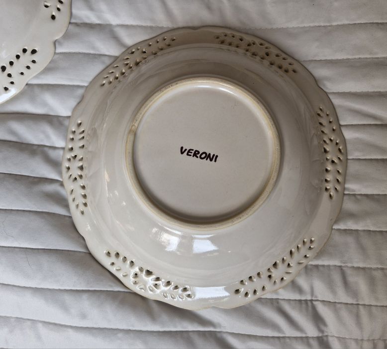 Zestaw 6 głębokich talerzy obiadowych Na zupę Veroni