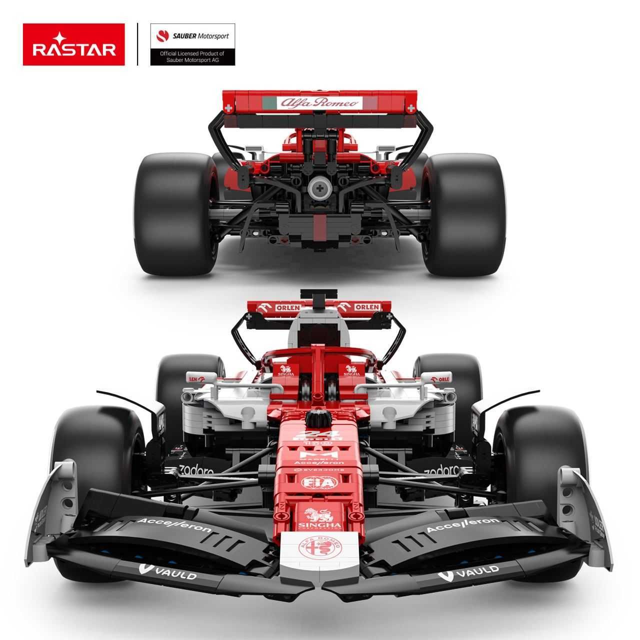 1:8 Alfa Romeo F1 C42 Klocki 2261el. R/C RASTAR ZKL.94400.CR