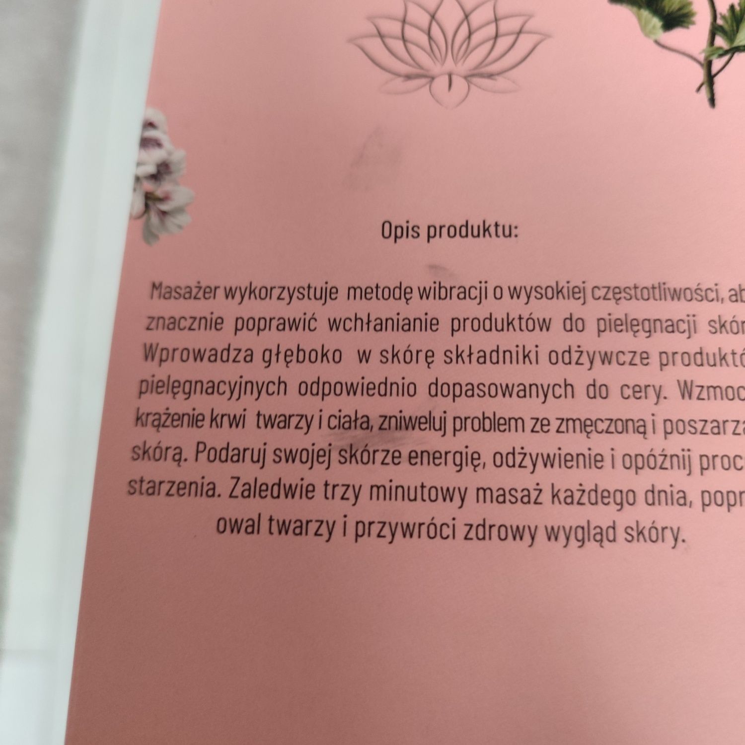 Sprzedam nowy masażer do twarzy i oczu