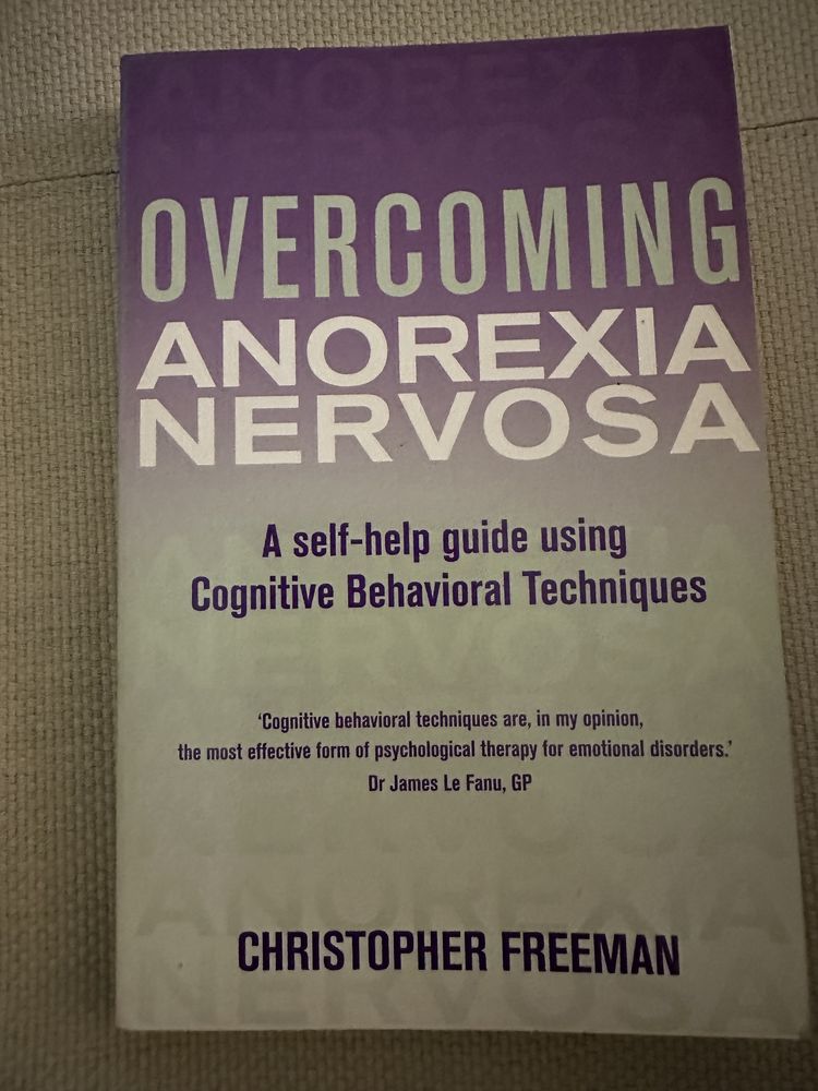 Livro em ingles sobre a doenca da Anorexia