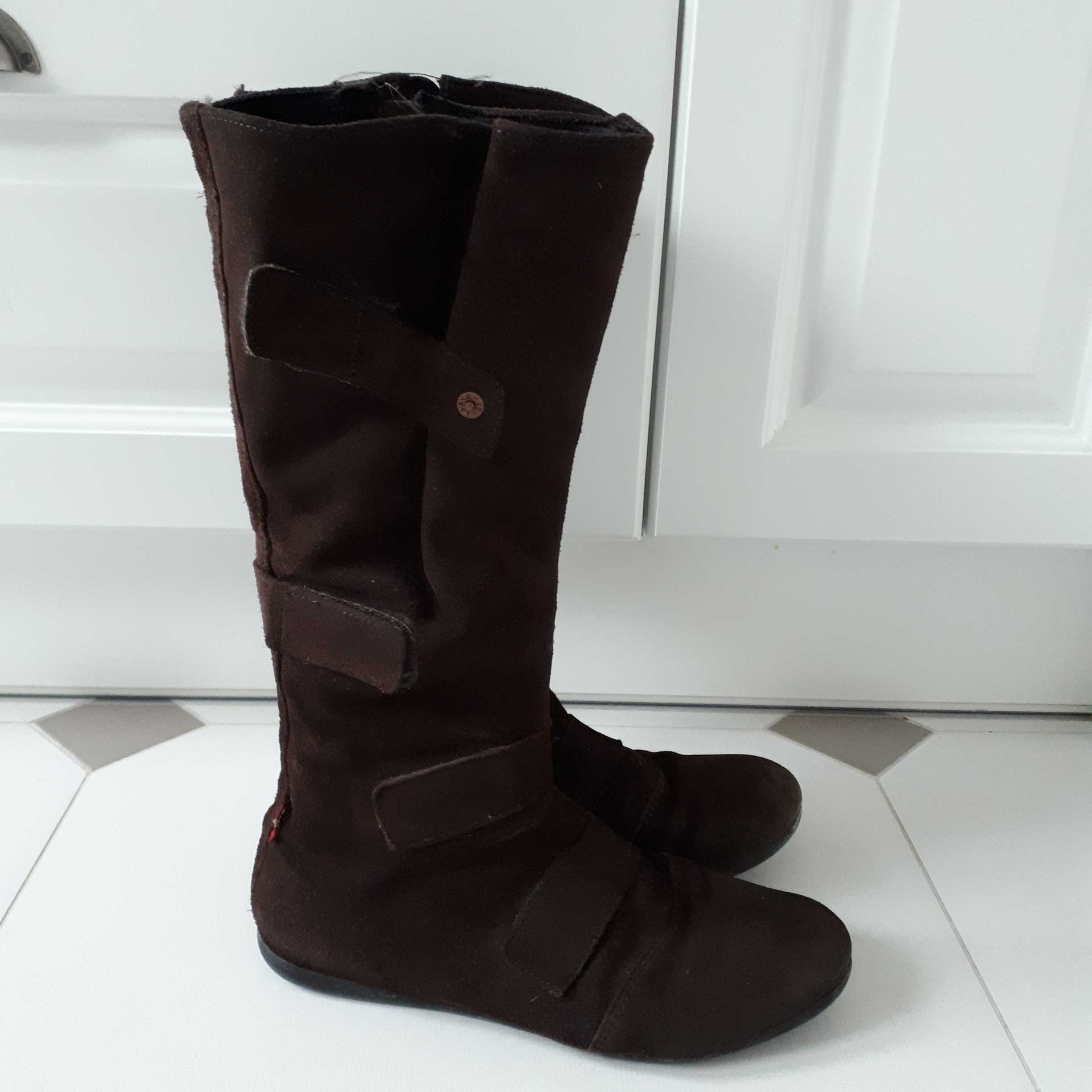 Kozaki, buty Levis damskie skóra naturalna rozm. 39
