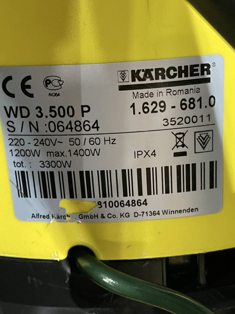 Пилосос Karcher WD 3.500 P