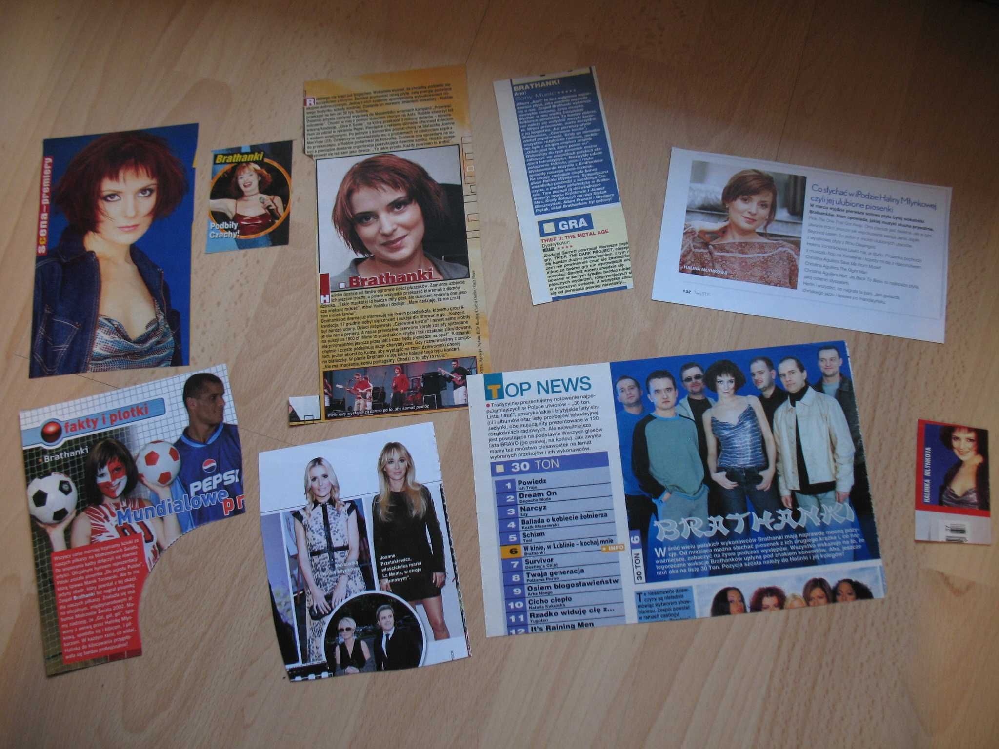 Brathanki Halina Mlynkova wycinki plakat