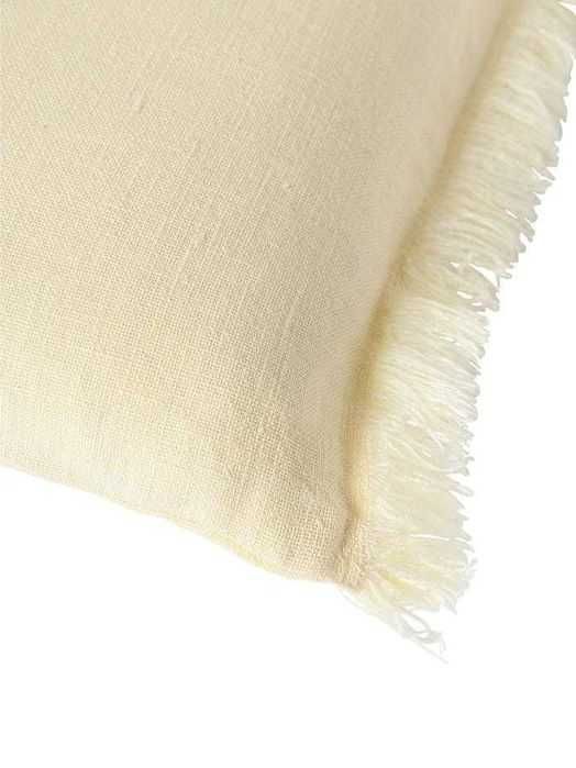 Poszewka na poduszkę z lnu z frędzlami 30x50 WESTWING