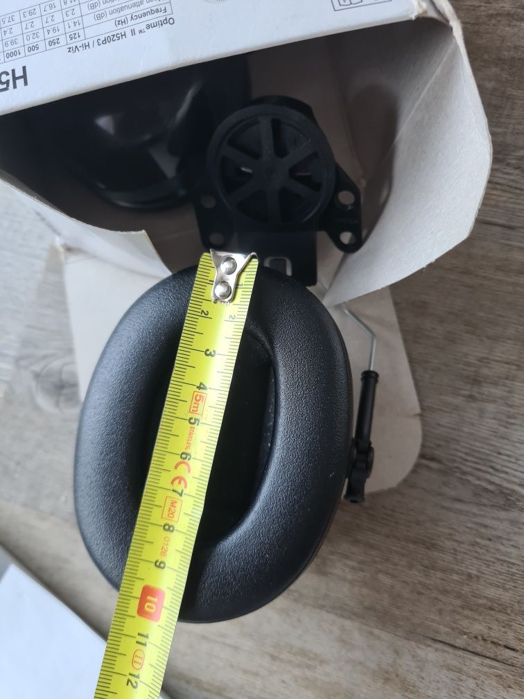 Nowy zestaw kask nauszniki ochronne 3M peltor optime