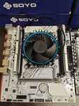 Комплект X99 W 2011v3 Белая + кулер + CPU /2640v4 2680v4 2660 DDR4 ОЗУ