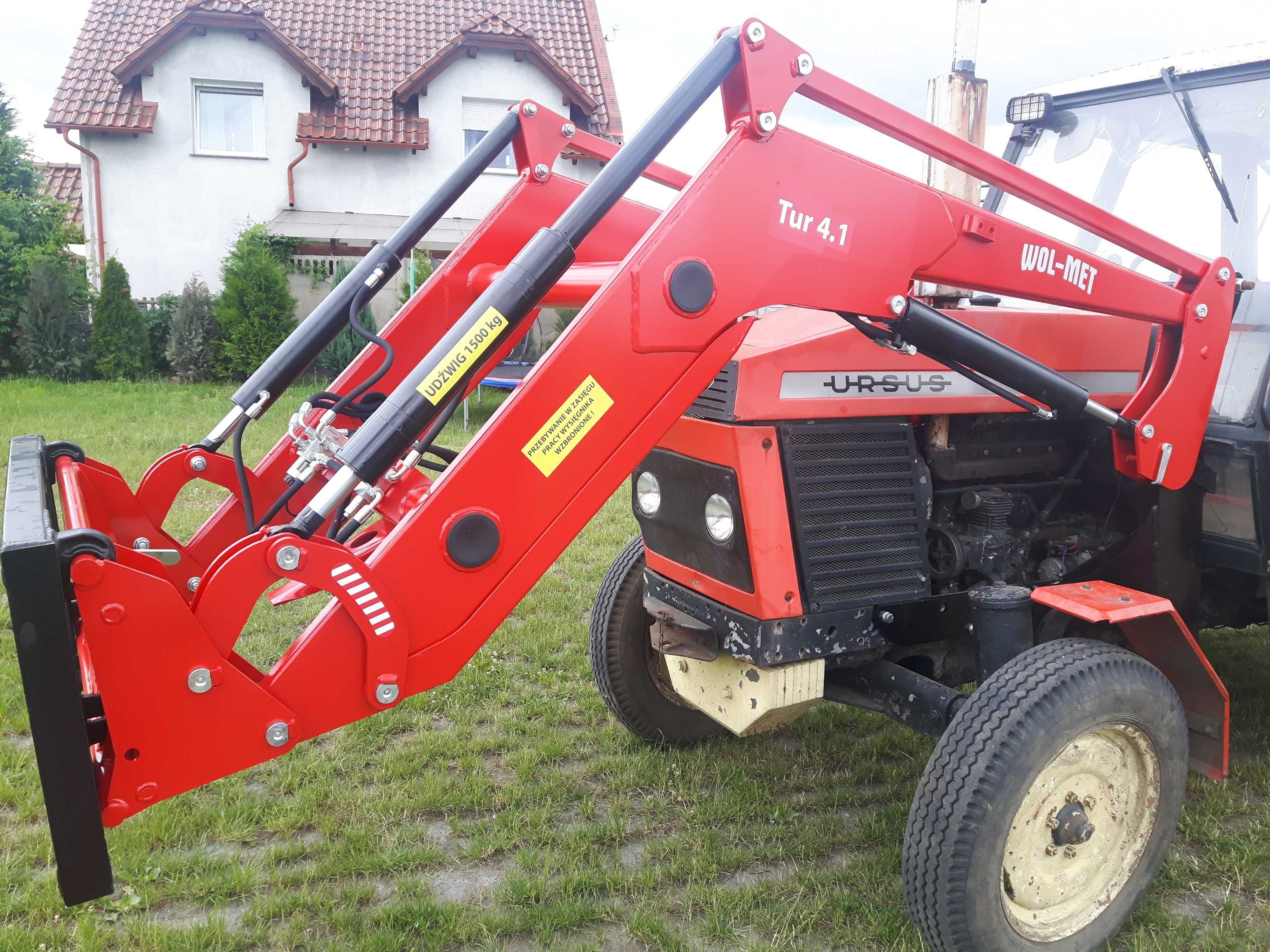 Ładowacz Tur 4 wolmet czołowy 1500kg transport gratis MTZ ZETOR PRONAR