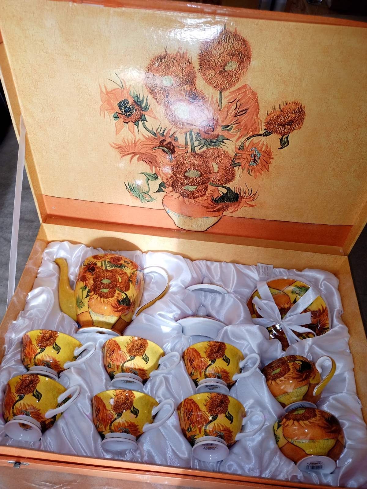 Чайный сервиз Stechcol "Van Gogh sunflower". Ван Гог "Подсолнухи"
