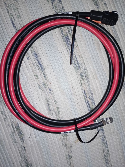 Cabo 16mm de inversor para bateria com 2 Metros