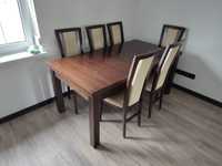 Stół rozkładany z 8 krzesłami