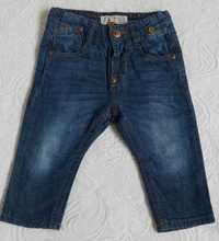 Spodnie jeansowe niemowlęce chłopięce ZARA rozm. 74