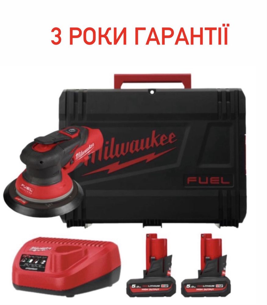 Шліфмашина ексцентрикова MILWAUKEE M12 FROS2.5-502X O150мм