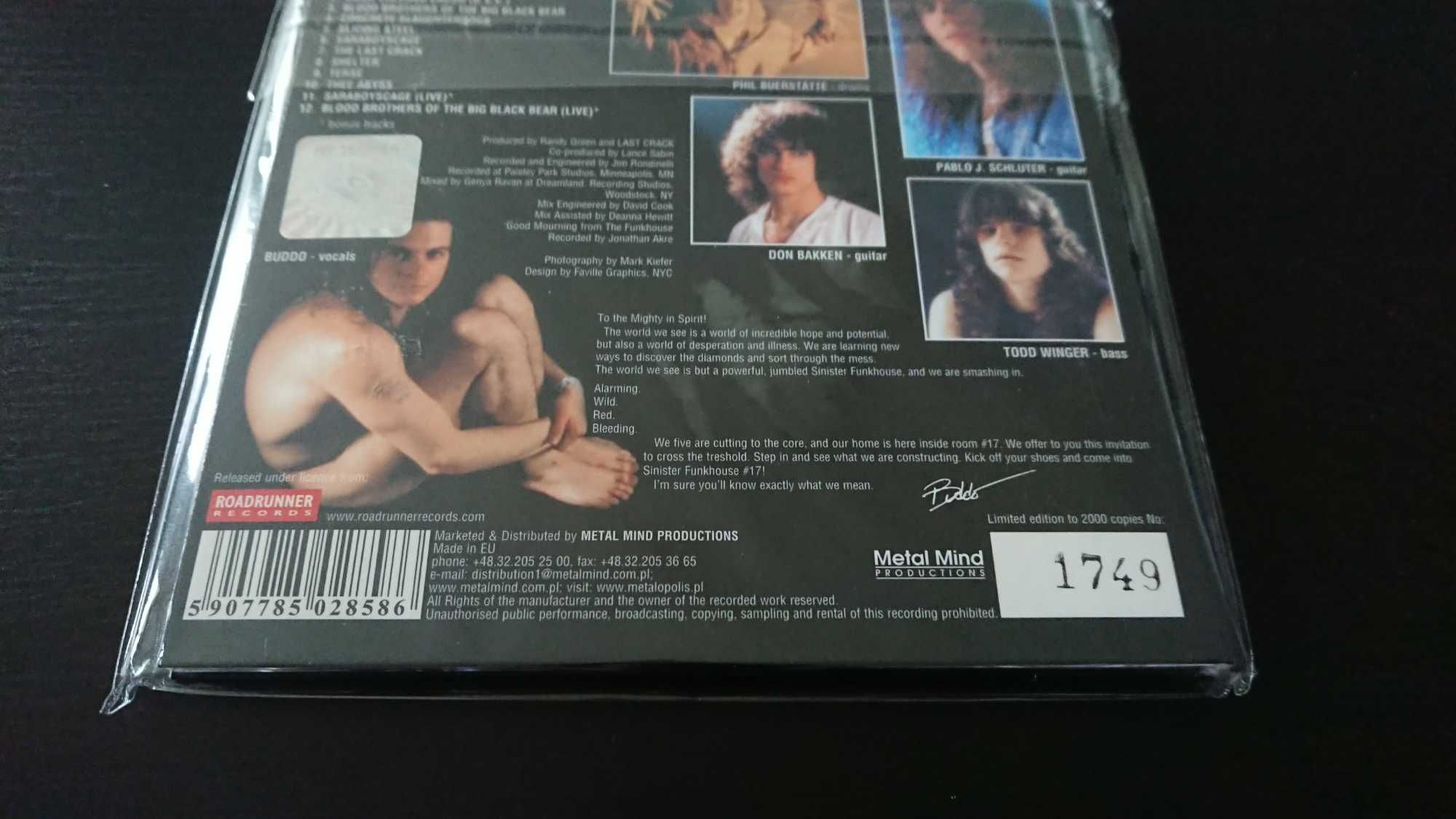 Last Crack Sinister Funkhouse #17 CD Limit Edit 1749/2000 Golden 2006