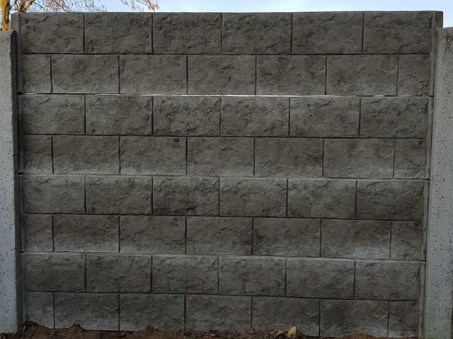 Płoty betonowe - PRODUKCJA, MONTAŻ !!