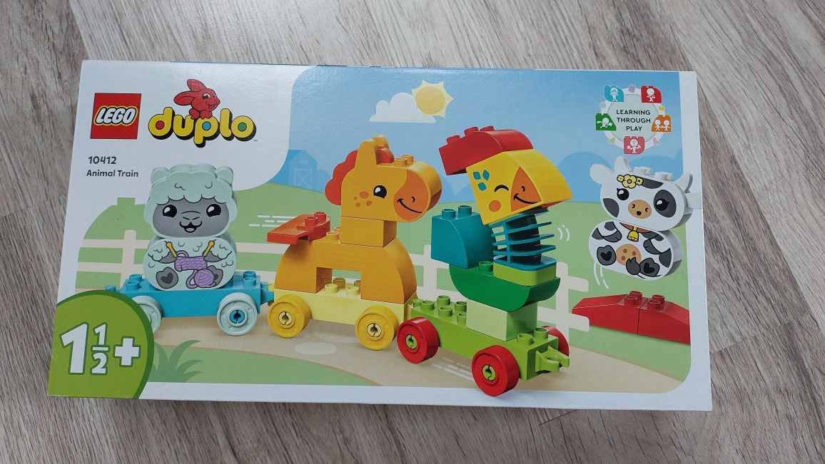 Lego duplo 10412 pociąg ze zwierzętami abimal train nowy