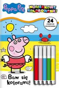 Peppa Pig Numerkowe kolorowanki cz.3 - praca zbioorwa