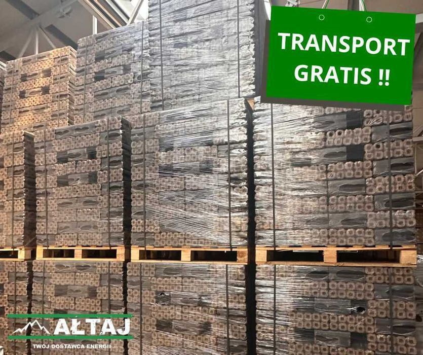 Brykiet drzewny Ałtaj Pini-Kay - Szczecin i okolice Transport GRATIS