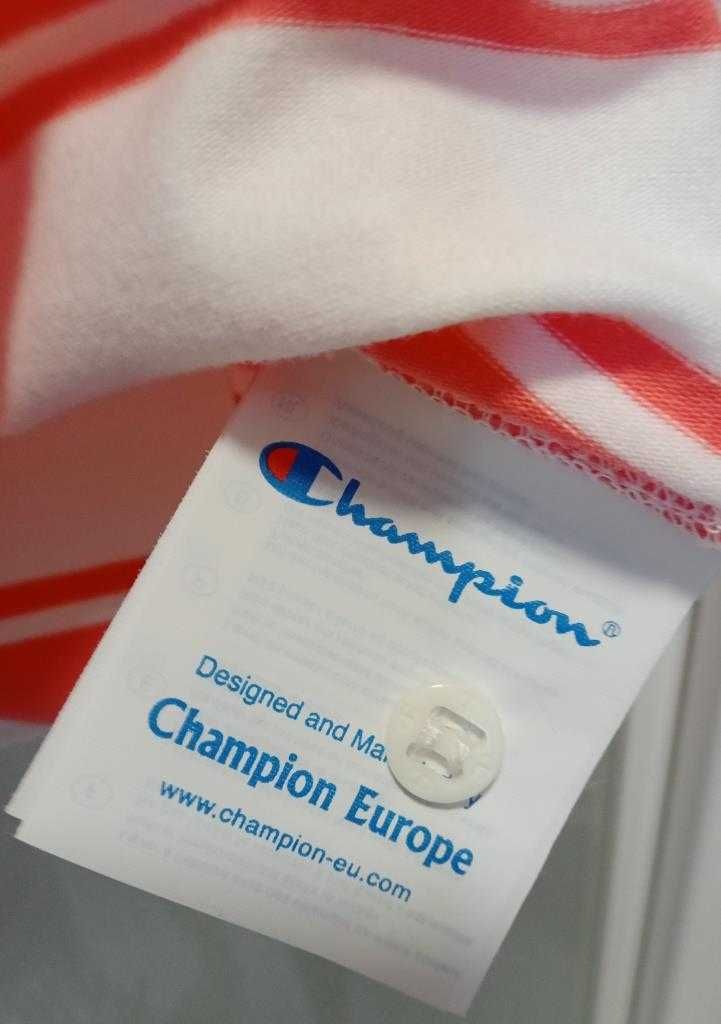 Koszulka damska Champion białopomarańczowa - roz. M/L