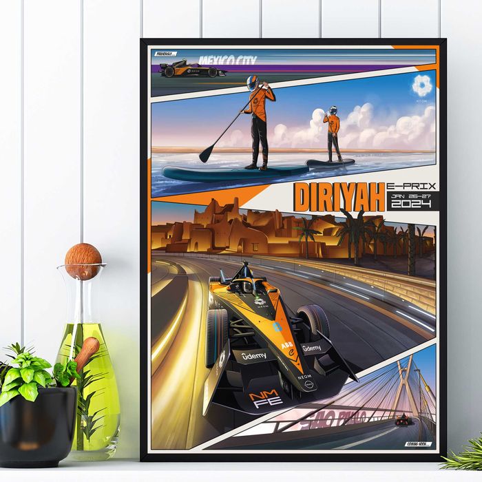 plakat F1, plakat obraz grafika formuła jeden, obraz auto F1 bolid