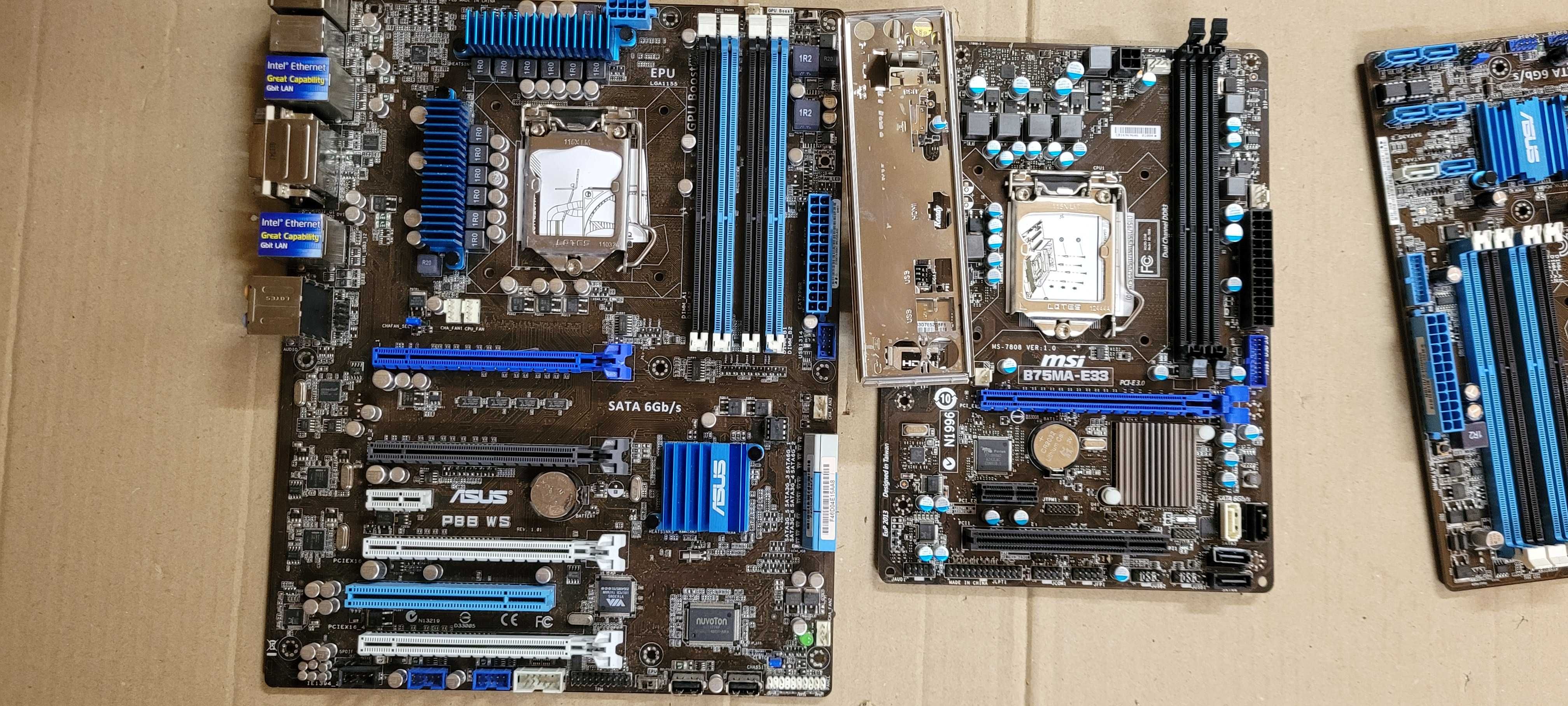 S1155 ASUS P8B WS P8H77-M  P8B75-M  P8H67-M PRO B75 PRO3-M GA-B75M-D3H