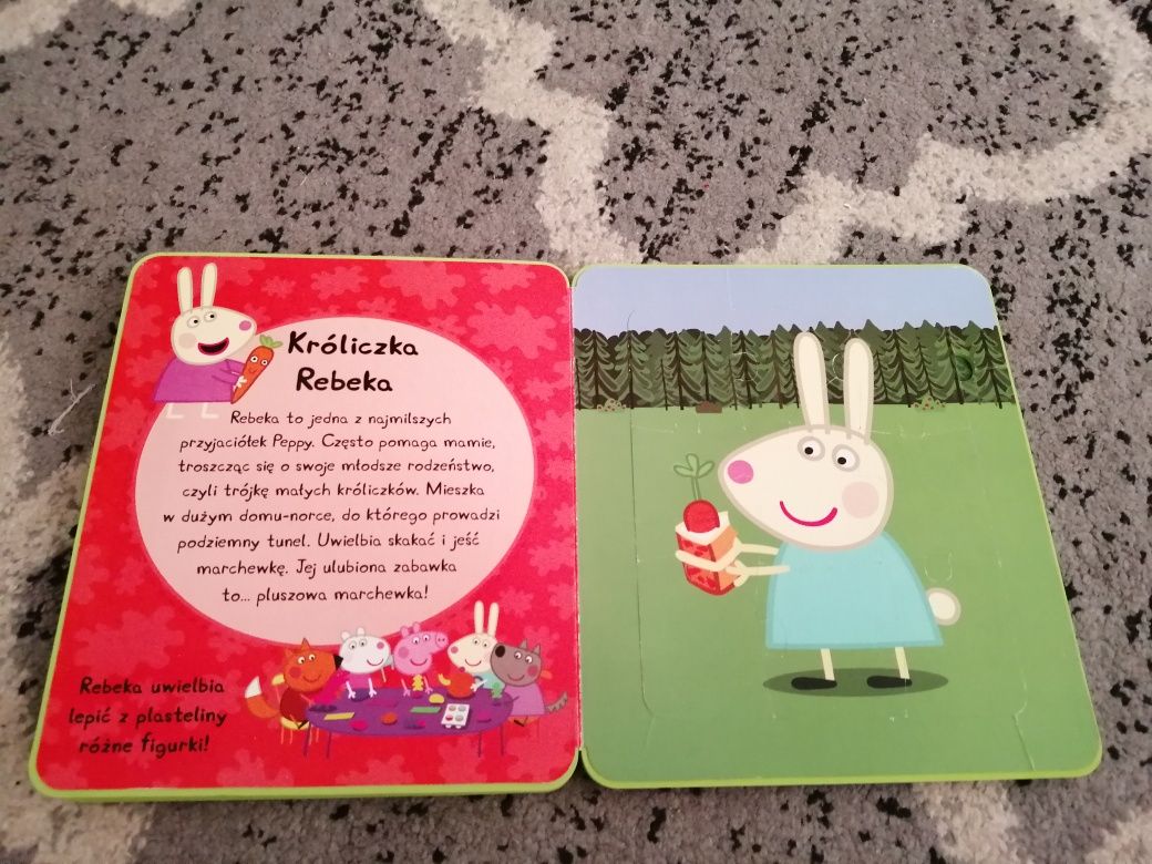 Książeczka peppa z piankowymi puzzlami