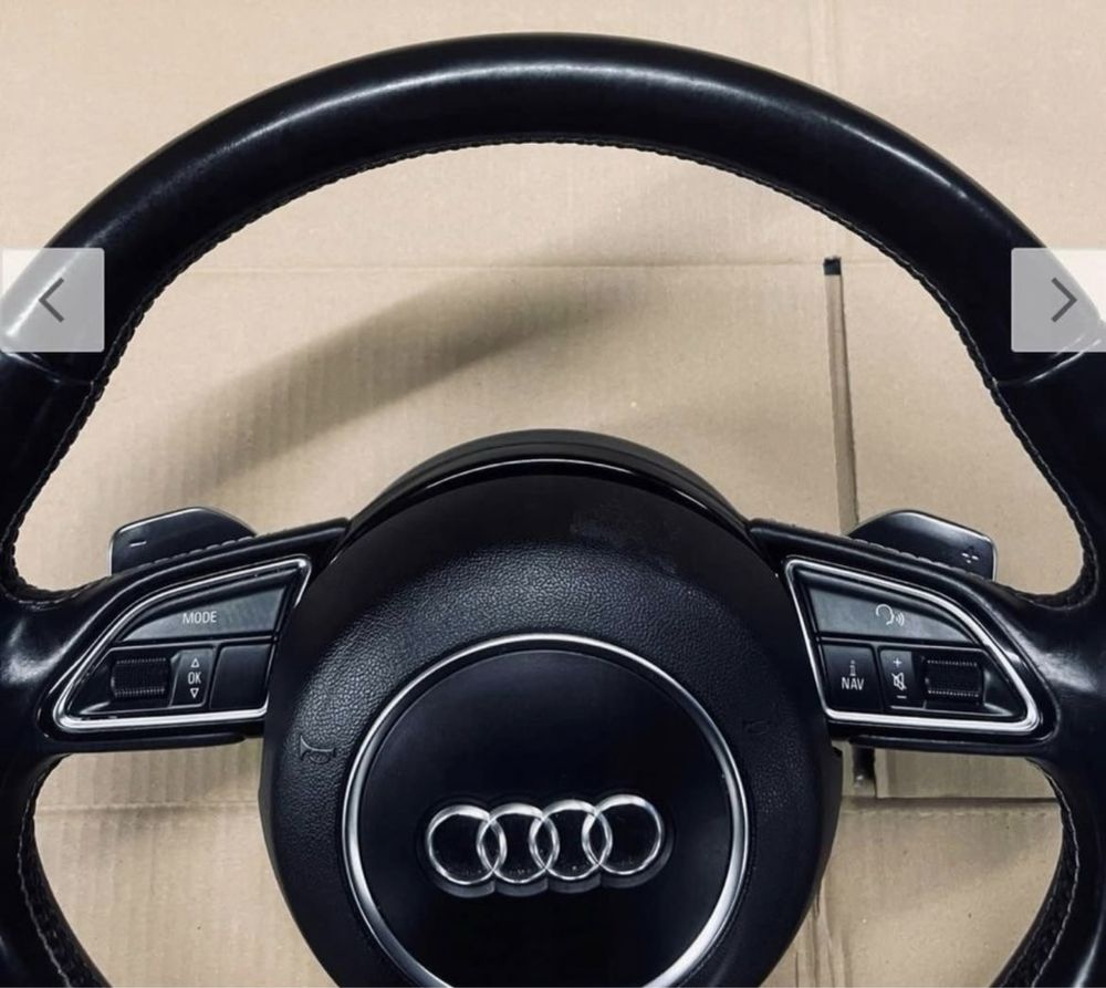 AUDI A5 S5 KIEROWNICA PODUSZKA łopatki komplet multifunkcja oryginał