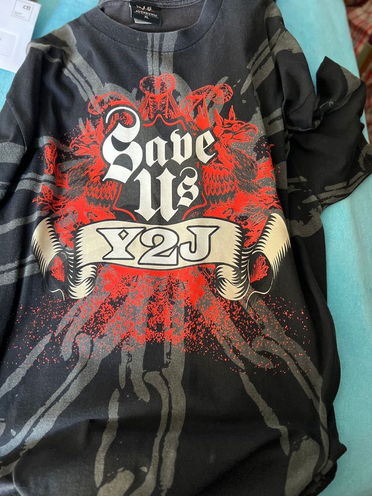 T-shirt WWE Save Us Y2J Chris Jericho