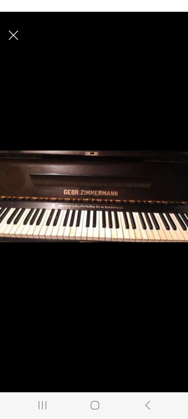 Piano Gebr. zimmermann
