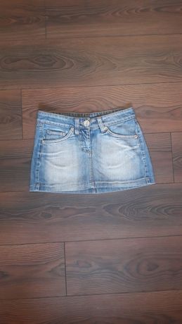 Классная короткая джинсовая юбка