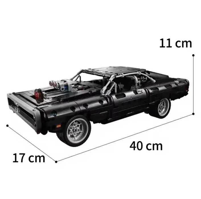 ‼️Конструктор Technic Dom’s Dodge Charger (42111) (1077 деталей)
